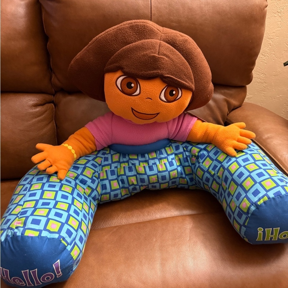Dora The Explorer Vintage 2003 Lounger Pillow Stuffed Plush Chair RARE WITH TAG - Picture 16 of 16
